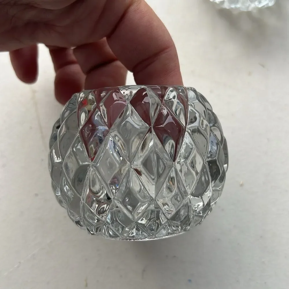 Pair of Mikasa Crystal Candle Holders 🌸